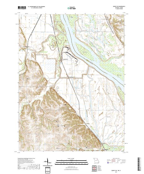 Quincy SW topographic map thumbnail