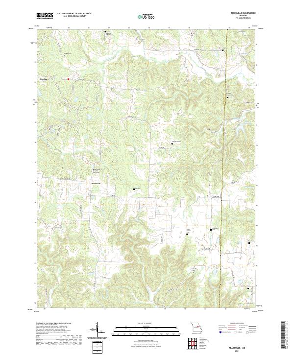 Readsville topographic map thumbnail