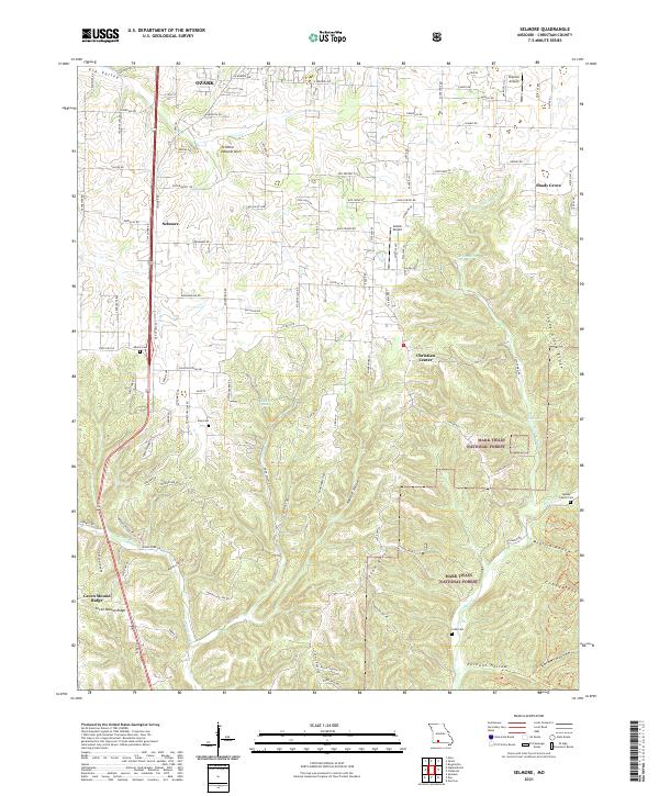 Selmore 2021 topographic map thumbnail