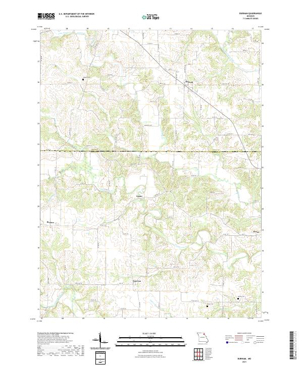 Durham topographic map thumbnail