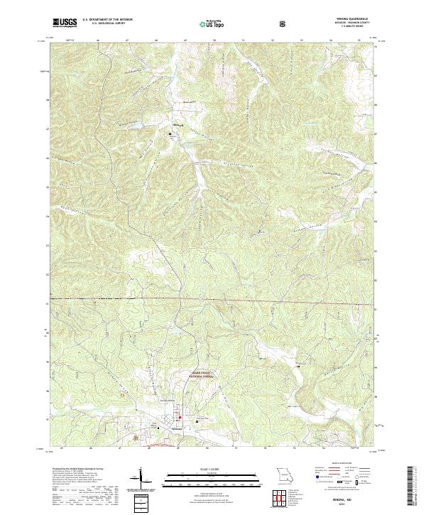 Winona topographic map thumbnail