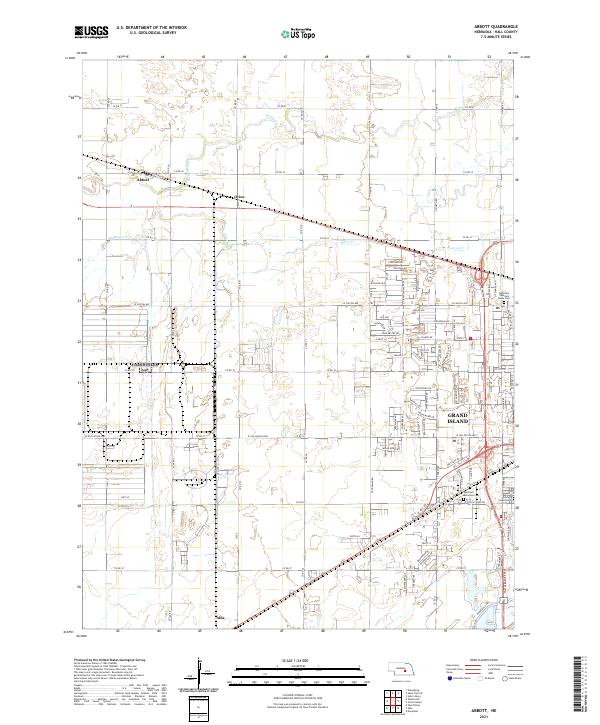 Abbott topographic map thumbnail