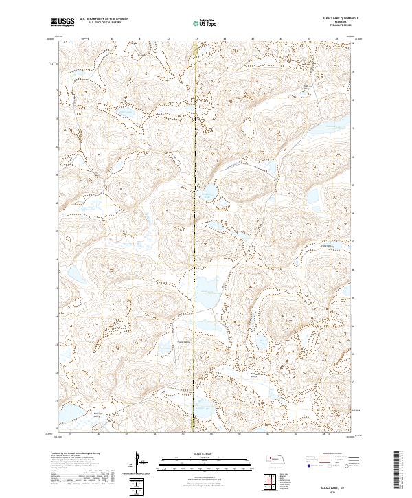 Alkali Lake topographic map thumbnail