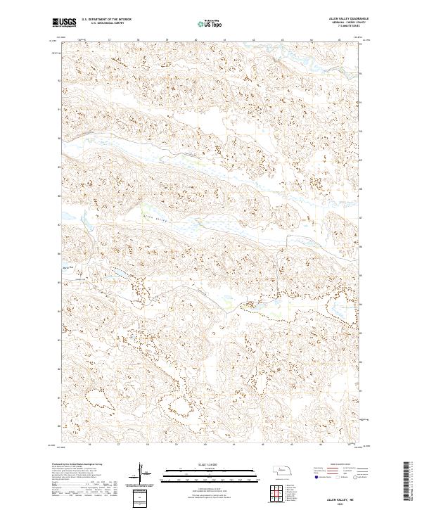 Allen Valley topographic map thumbnail