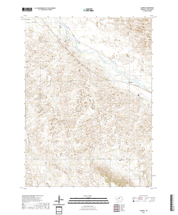 Almeria topographic map thumbnail