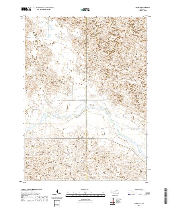 Almeria NW topographic map thumbnail