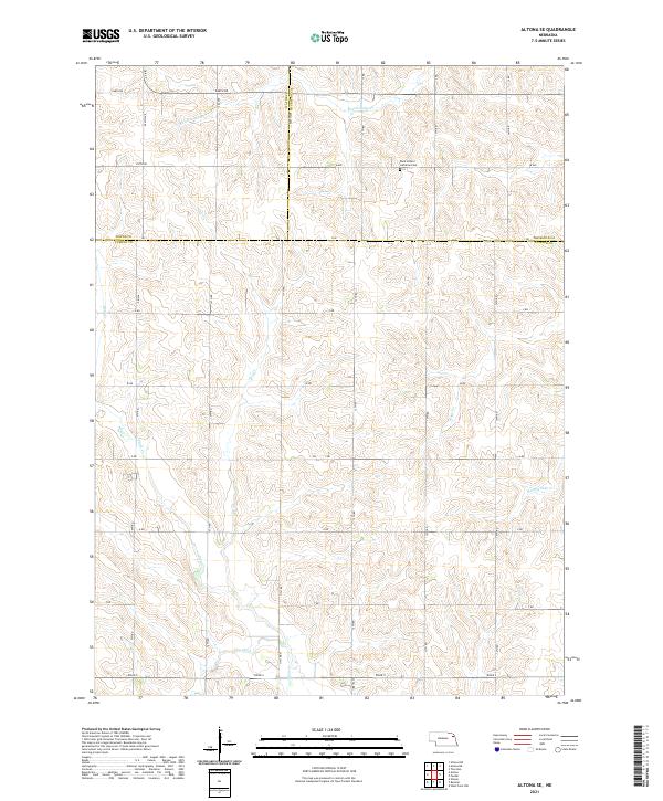 Altona SE topographic map thumbnail