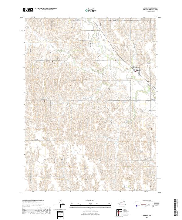 Amherst topographic map thumbnail