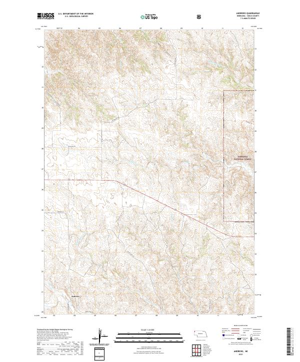 Andrews topographic map thumbnail