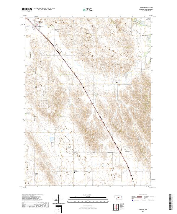 Anselmo topographic map thumbnail