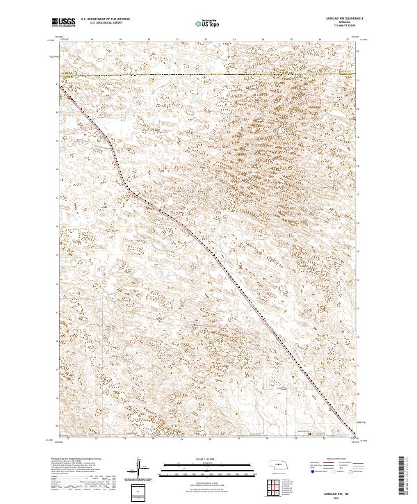 Anselmo NW topographic map thumbnail