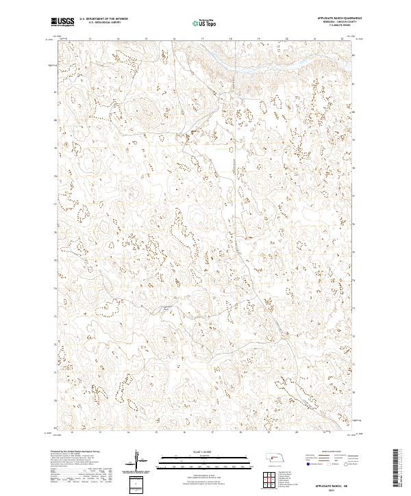 Applegate Ranch topographic map thumbnail