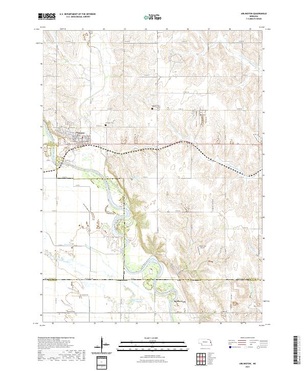 Arlington topographic map thumbnail