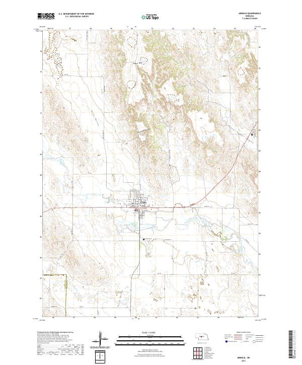 Arnold topographic map thumbnail