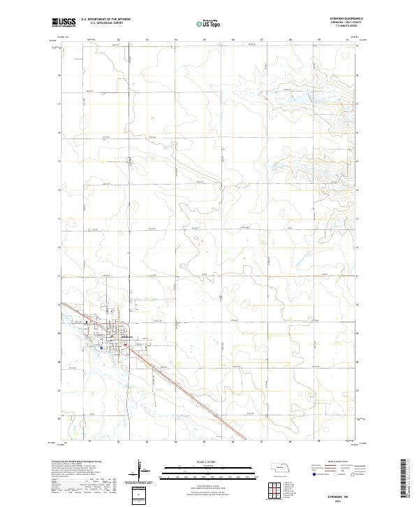 Atkinson topographic map thumbnail