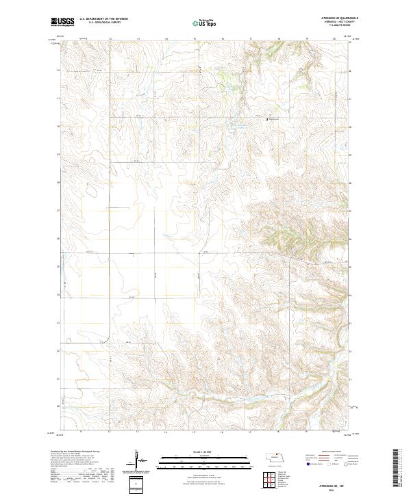 Atkinson NE topographic map thumbnail