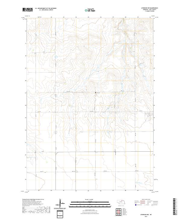 Atkinson NW topographic map thumbnail
