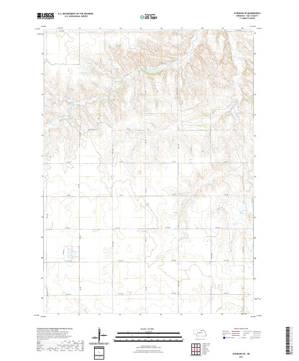 Atkinson SE topographic map thumbnail