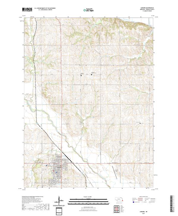 Auburn topographic map thumbnail