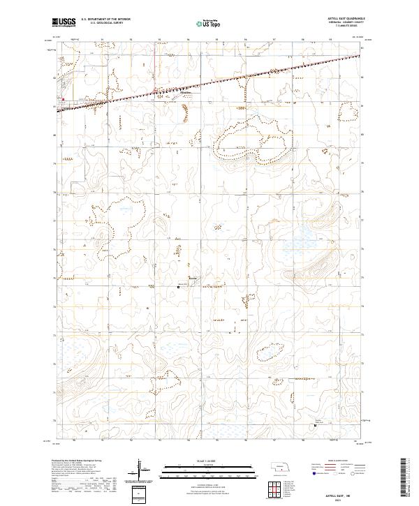 Axtell East topographic map thumbnail