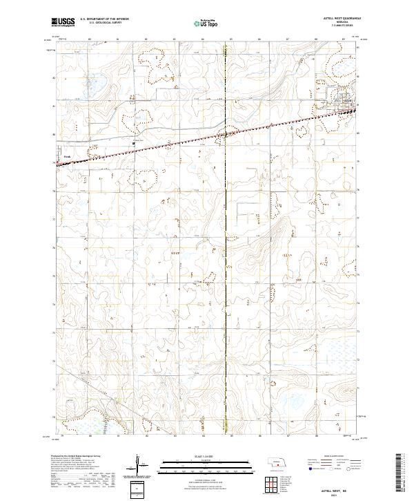 Axtell West topographic map thumbnail