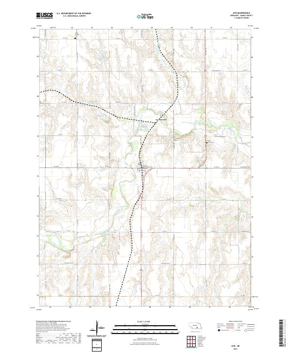 Ayr topographic map thumbnail
