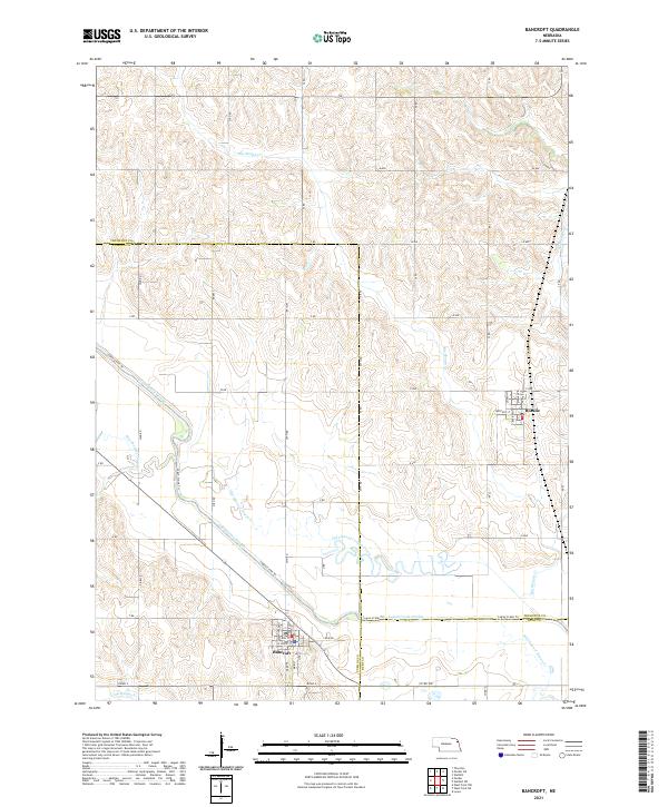 Bancroft topographic map thumbnail