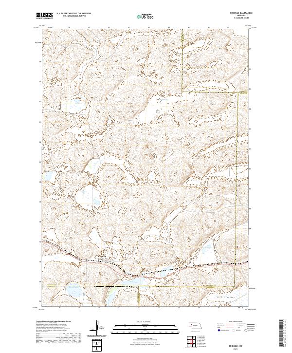 Bingham topographic map thumbnail