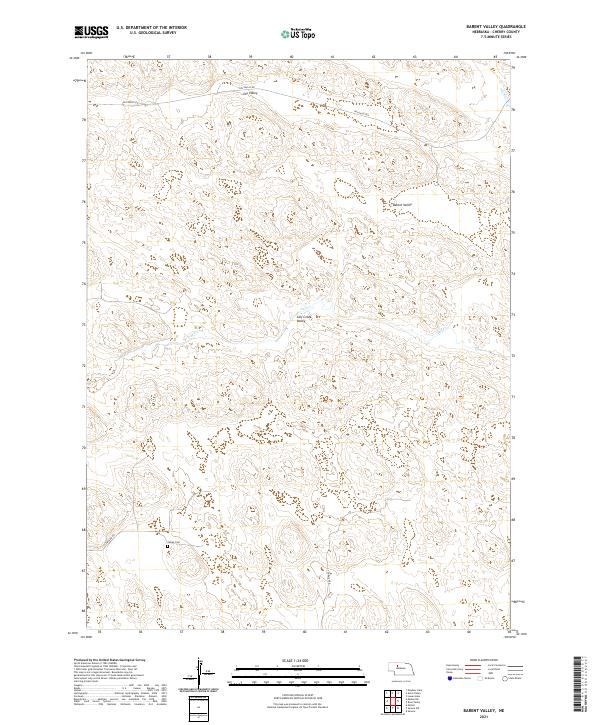 Barent Valley topographic map thumbnail