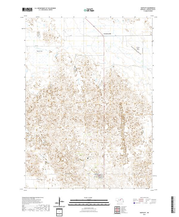 Bartlett topographic map thumbnail
