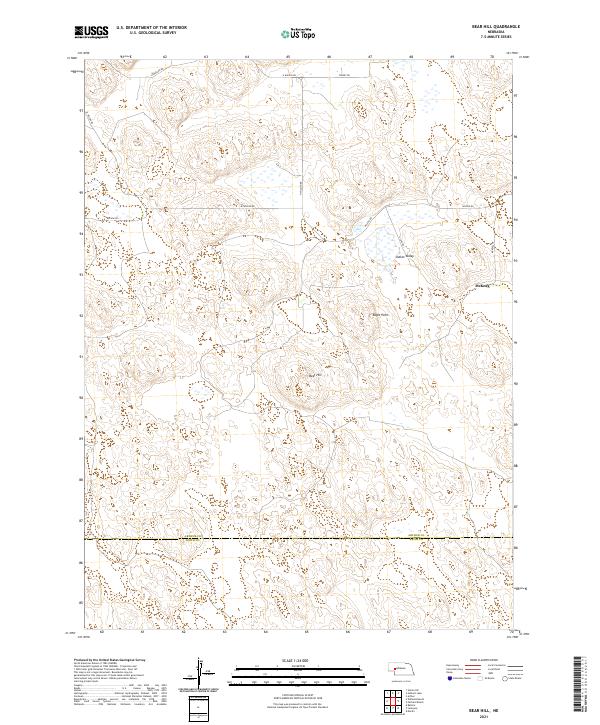 Bear Hill topographic map thumbnail