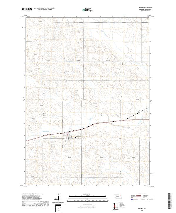 Belden topographic map thumbnail
