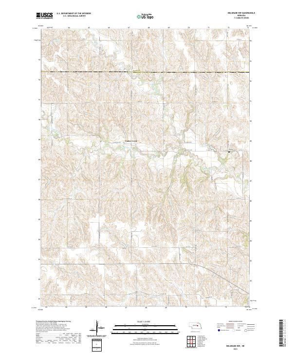 Belgrade NW topographic map thumbnail