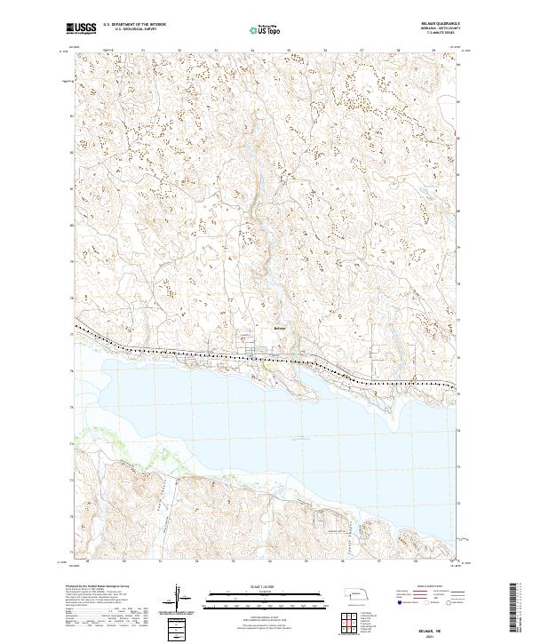 Belmar topographic map thumbnail