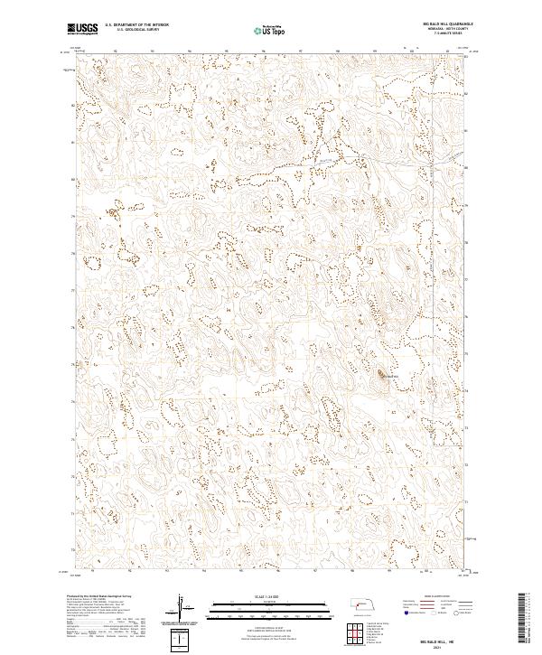 Big Bald Hill topographic map thumbnail