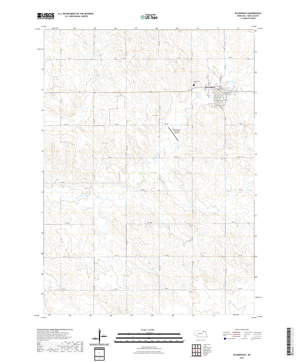 Bloomfield topographic map thumbnail