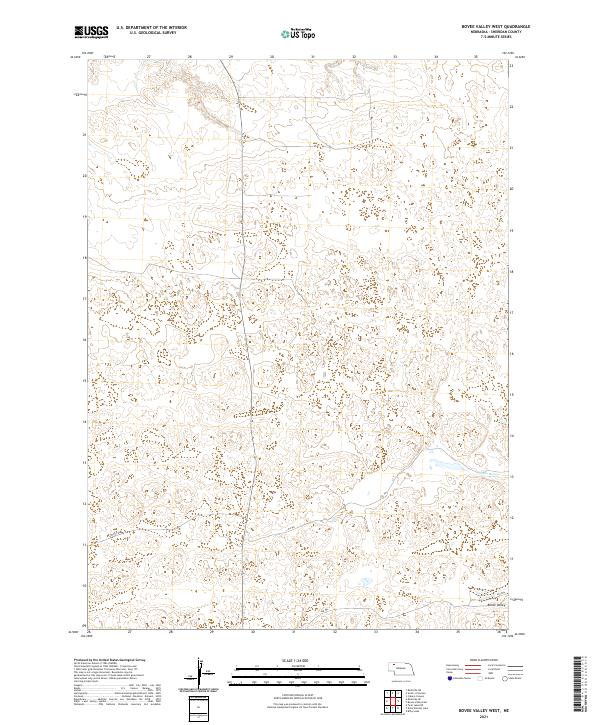 Bovee Valley West topographic map thumbnail