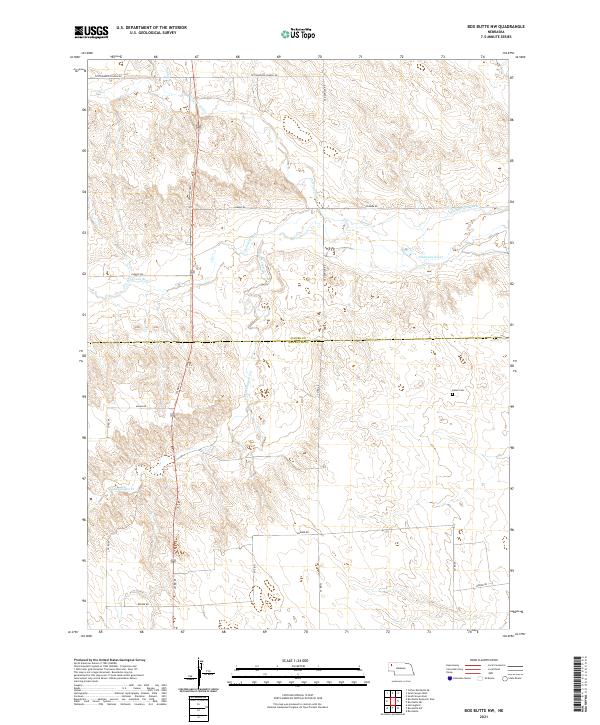 Box Butte NW topographic map thumbnail