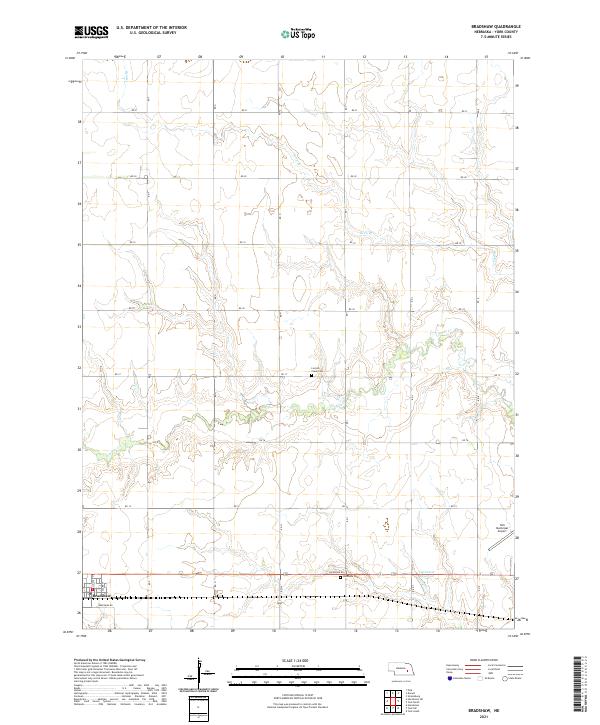 Bradshaw topographic map thumbnail