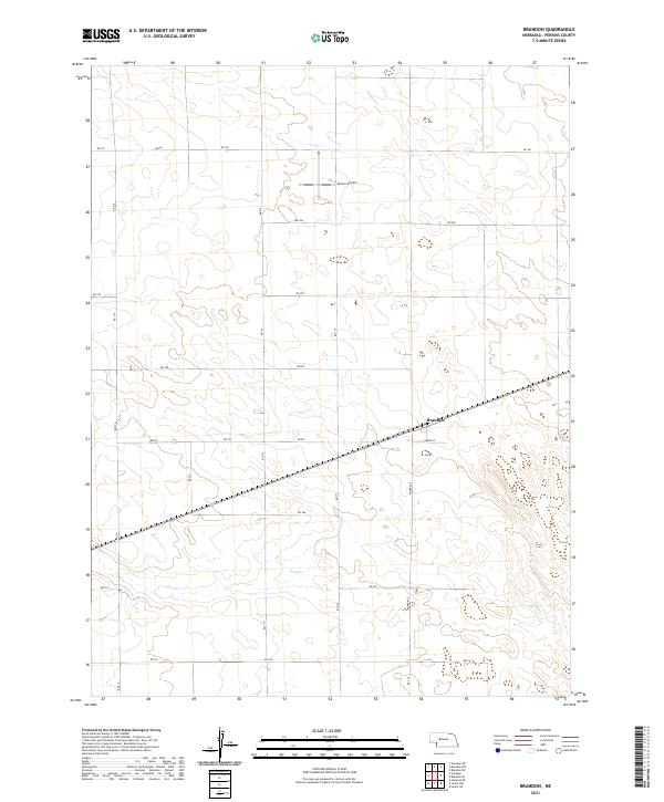 Brandon topographic map thumbnail