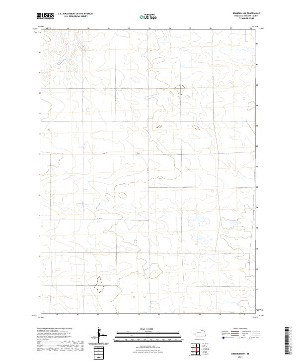 Brandon NW topographic map thumbnail