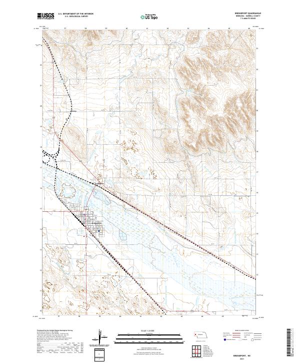 Bridgeport topographic map thumbnail