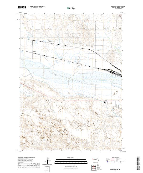 Bridgeport NW topographic map thumbnail