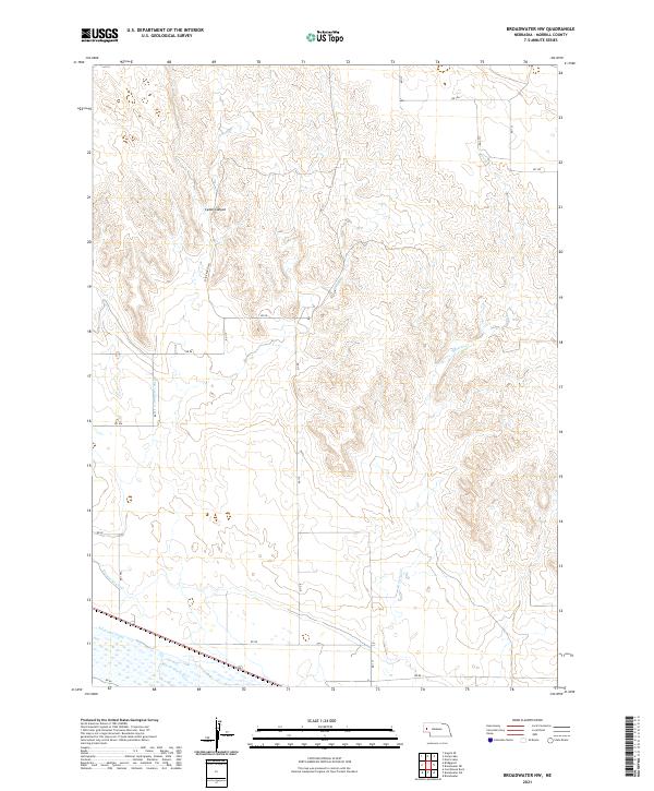 Broadwater NW topographic map thumbnail