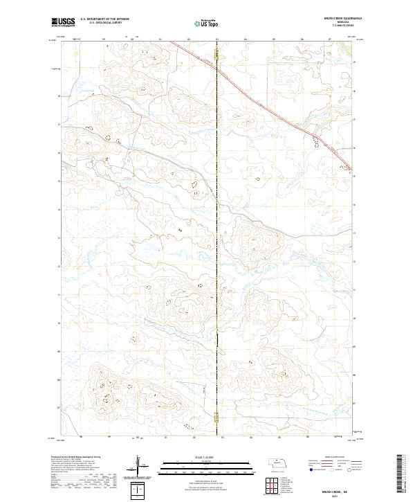 Brush Creek topographic map thumbnail