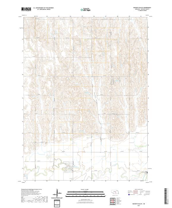 Buckeye Valley topographic map thumbnail