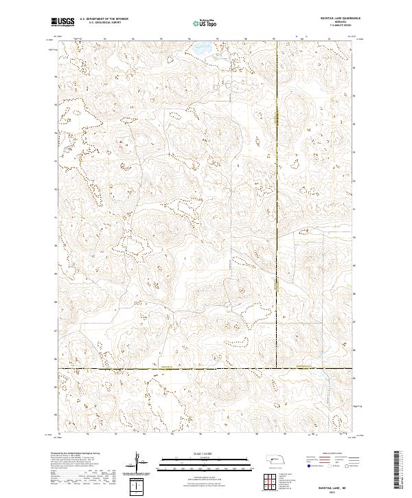 Bucktail Lake topographic map thumbnail