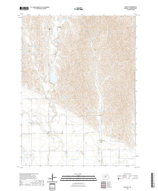 Buffalo topographic map thumbnail