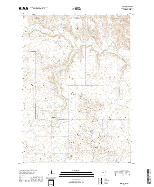 Burton topographic map thumbnail