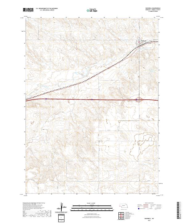 Bushnell topographic map thumbnail